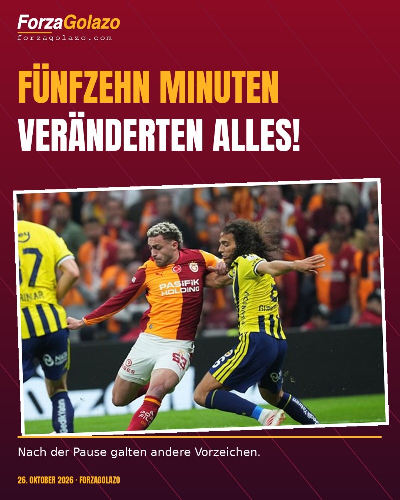 Knappes Ergebnis, klare Botschaft: Was Galatasaray 2:1 Fenerbahçe zeigt
