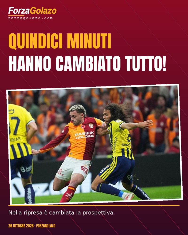 Risultato stretto, messaggio forte: cosa racconta Galatasaray 2-1 Fenerbahçe